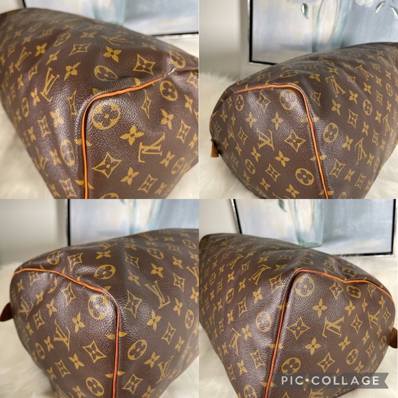 Authentic Louis Vuitton LV Hand Bag  Speedy 35 Browns Monogram 2603357 - Picture 16 of 16